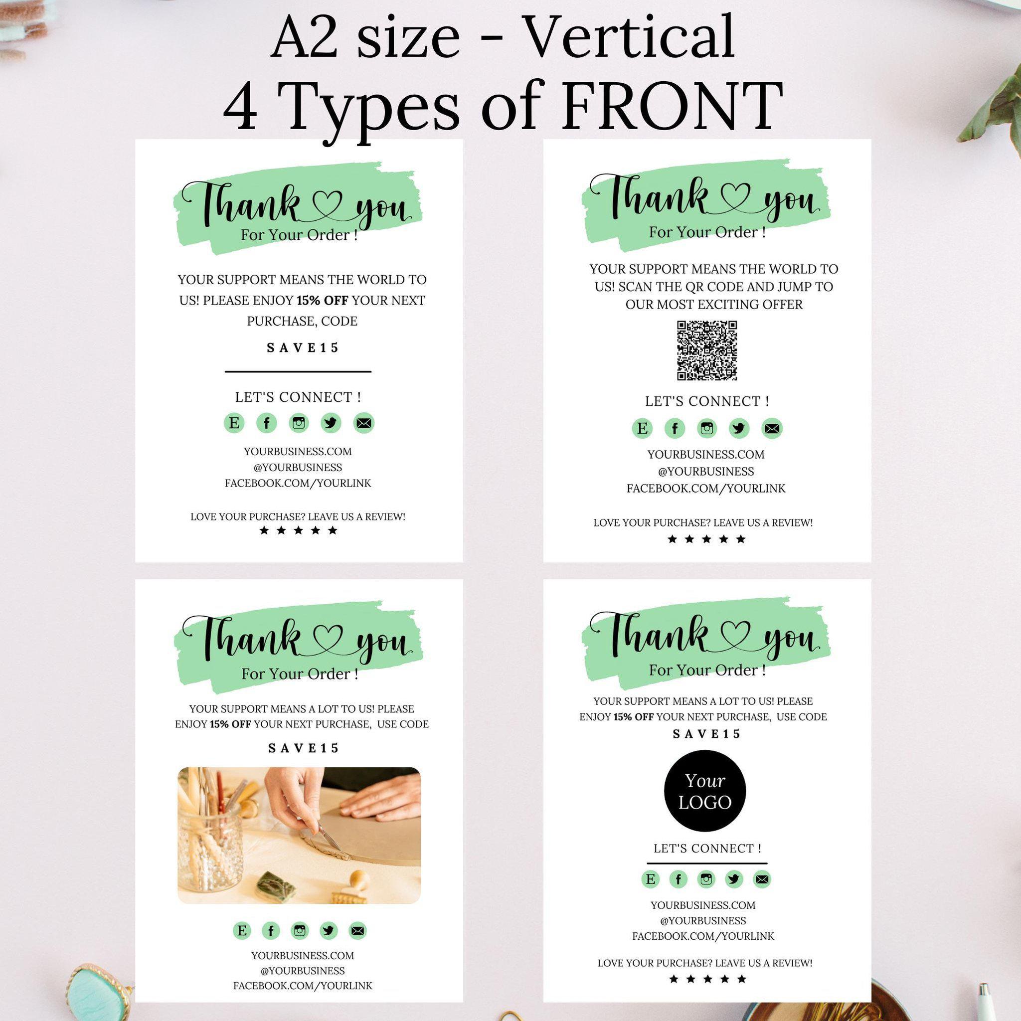 Thank you for your purchase cards