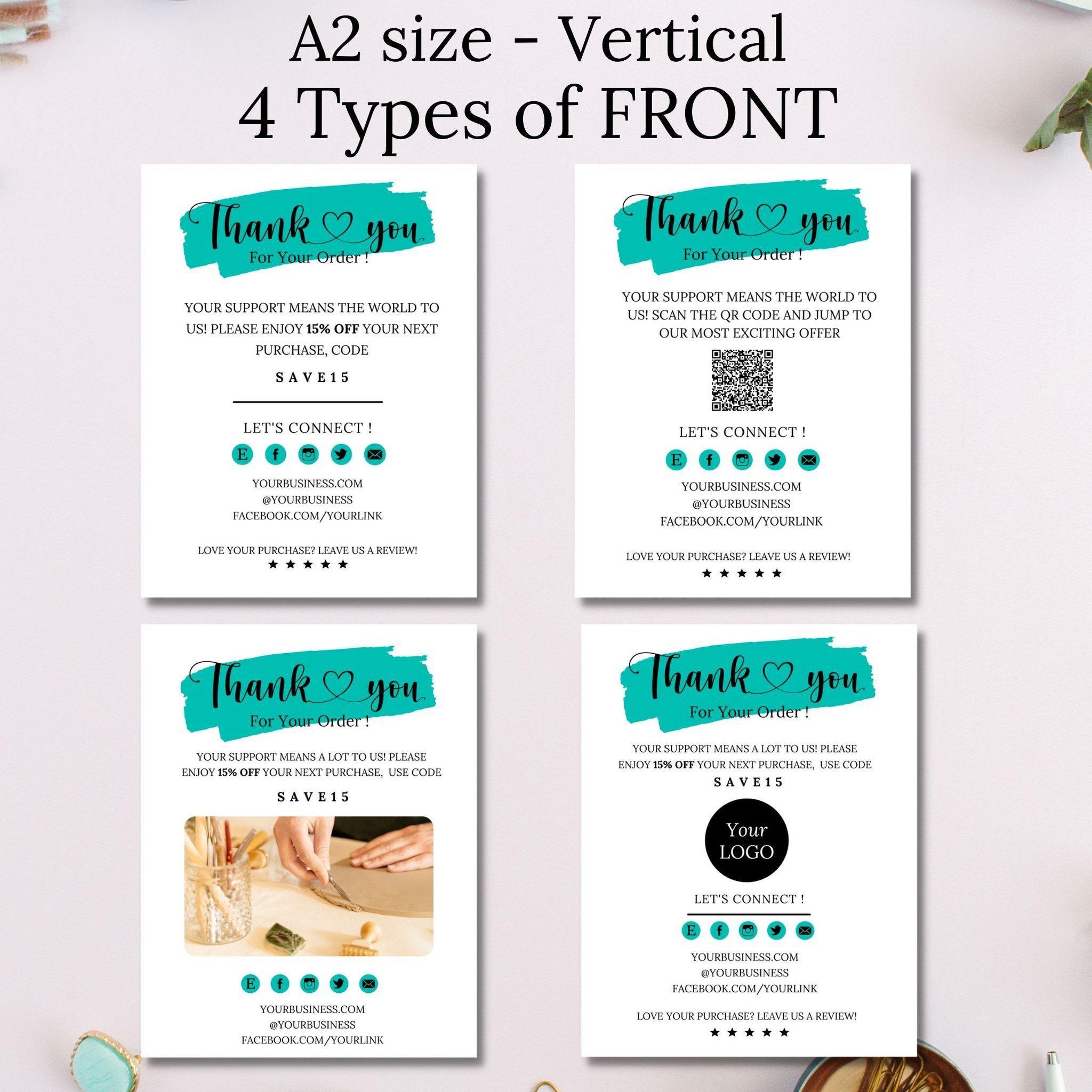 Thank you for your purchase cards