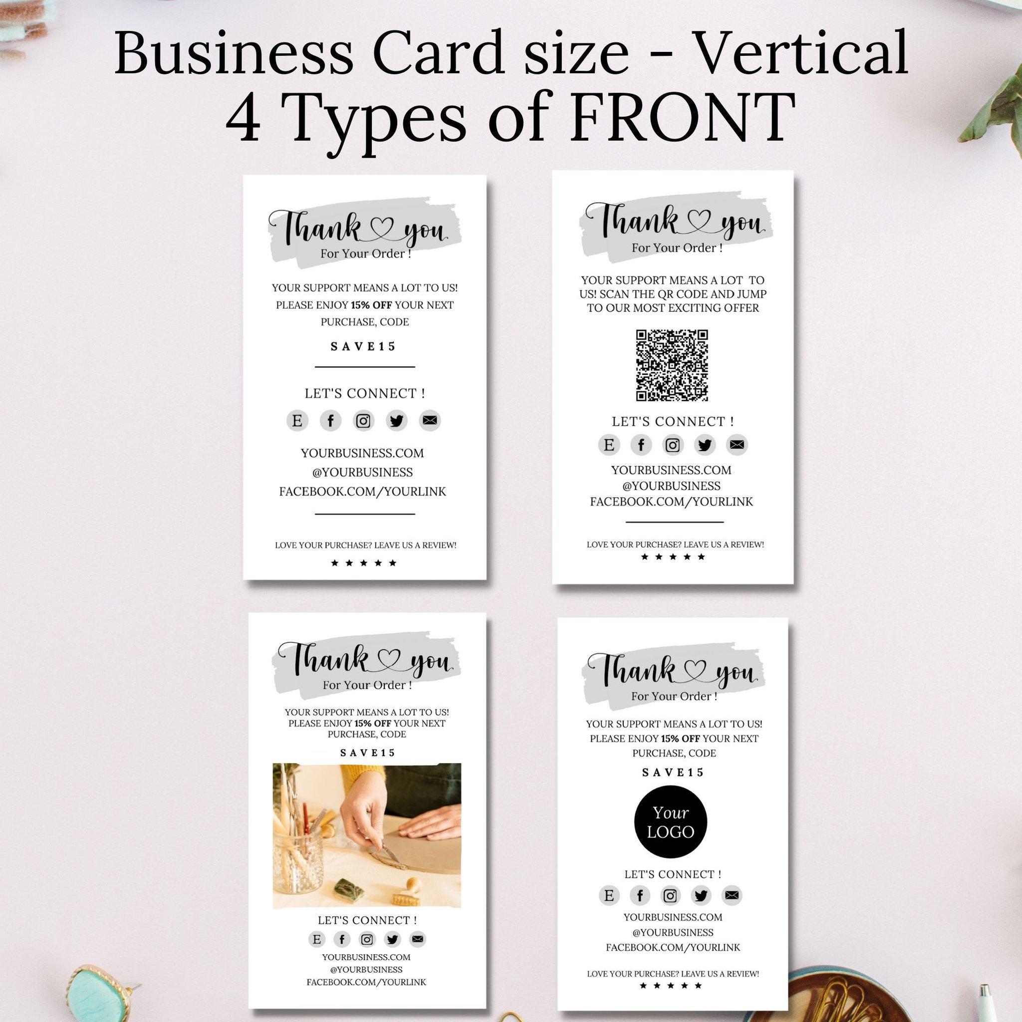 Thank you for your purchase cards