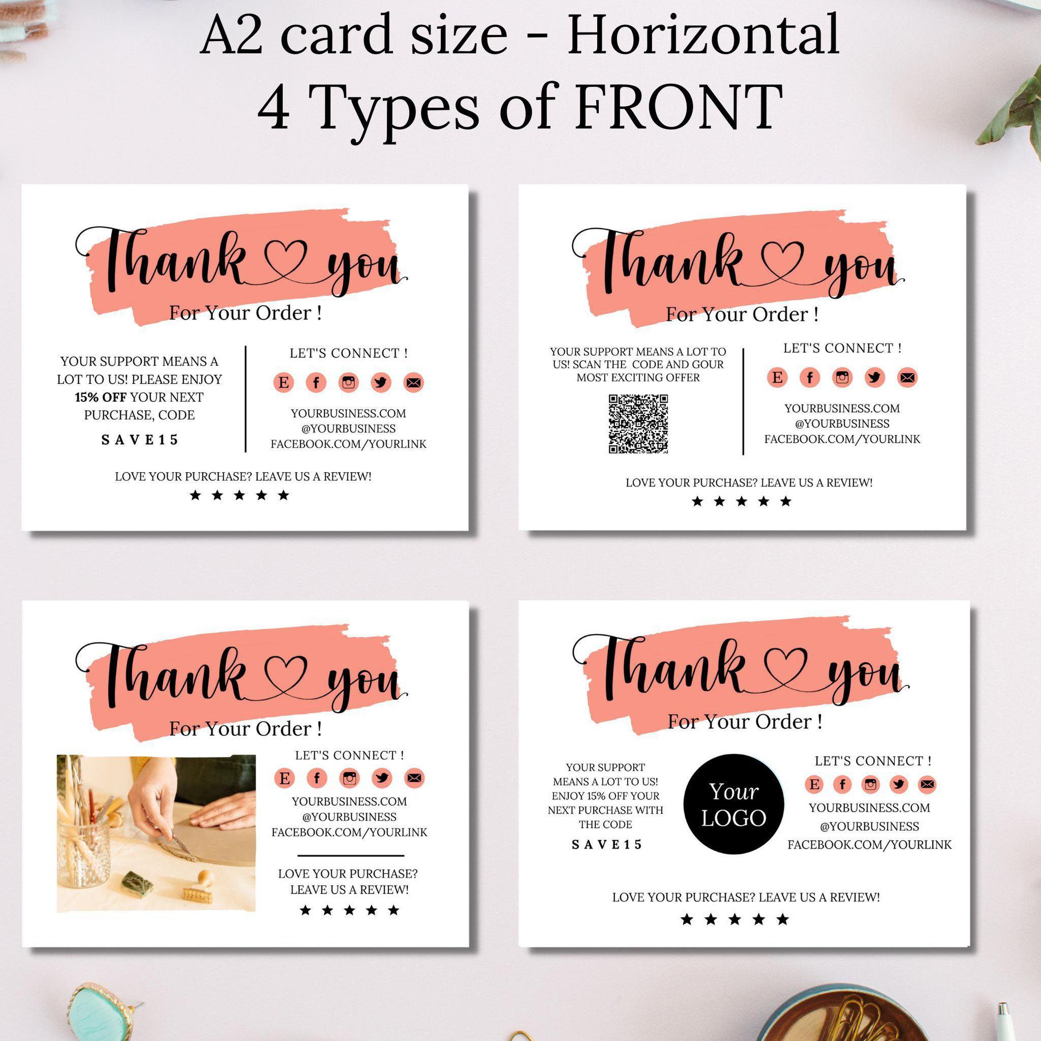 Thank you for your purchase cards