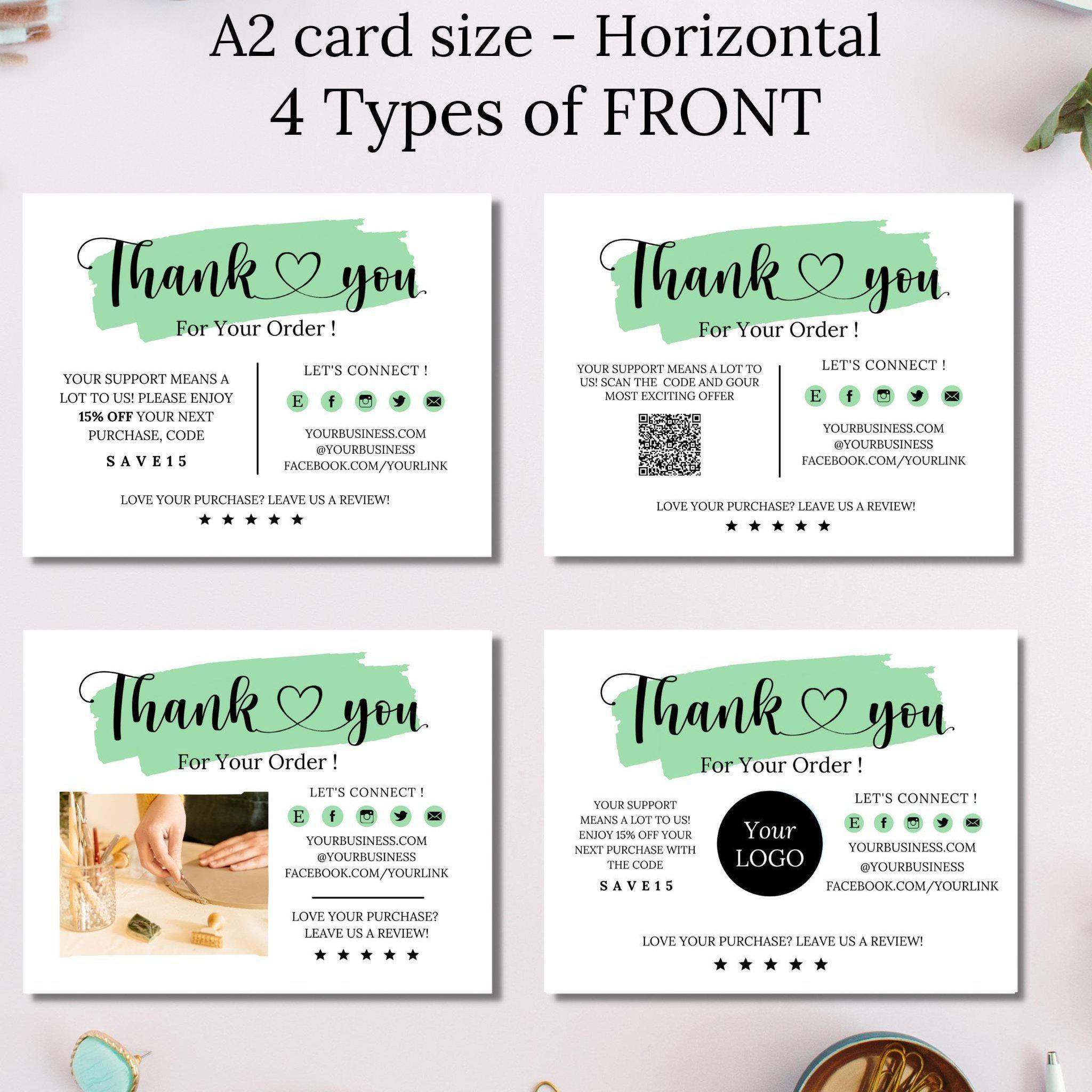 Thank you for your purchase cards