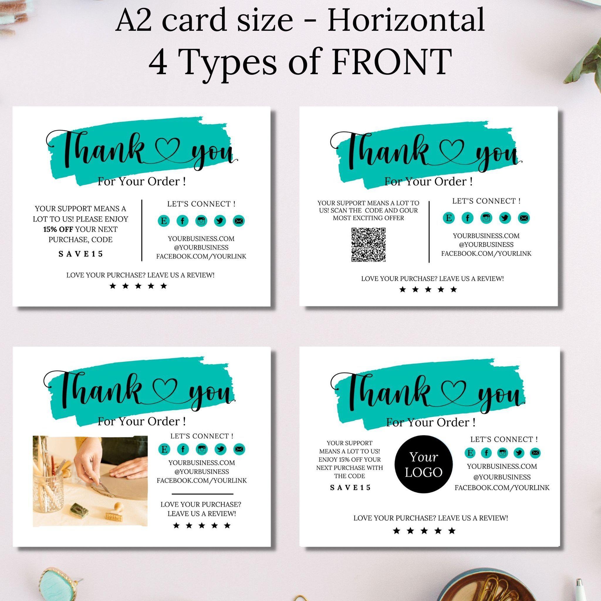 Thank you for your purchase cards