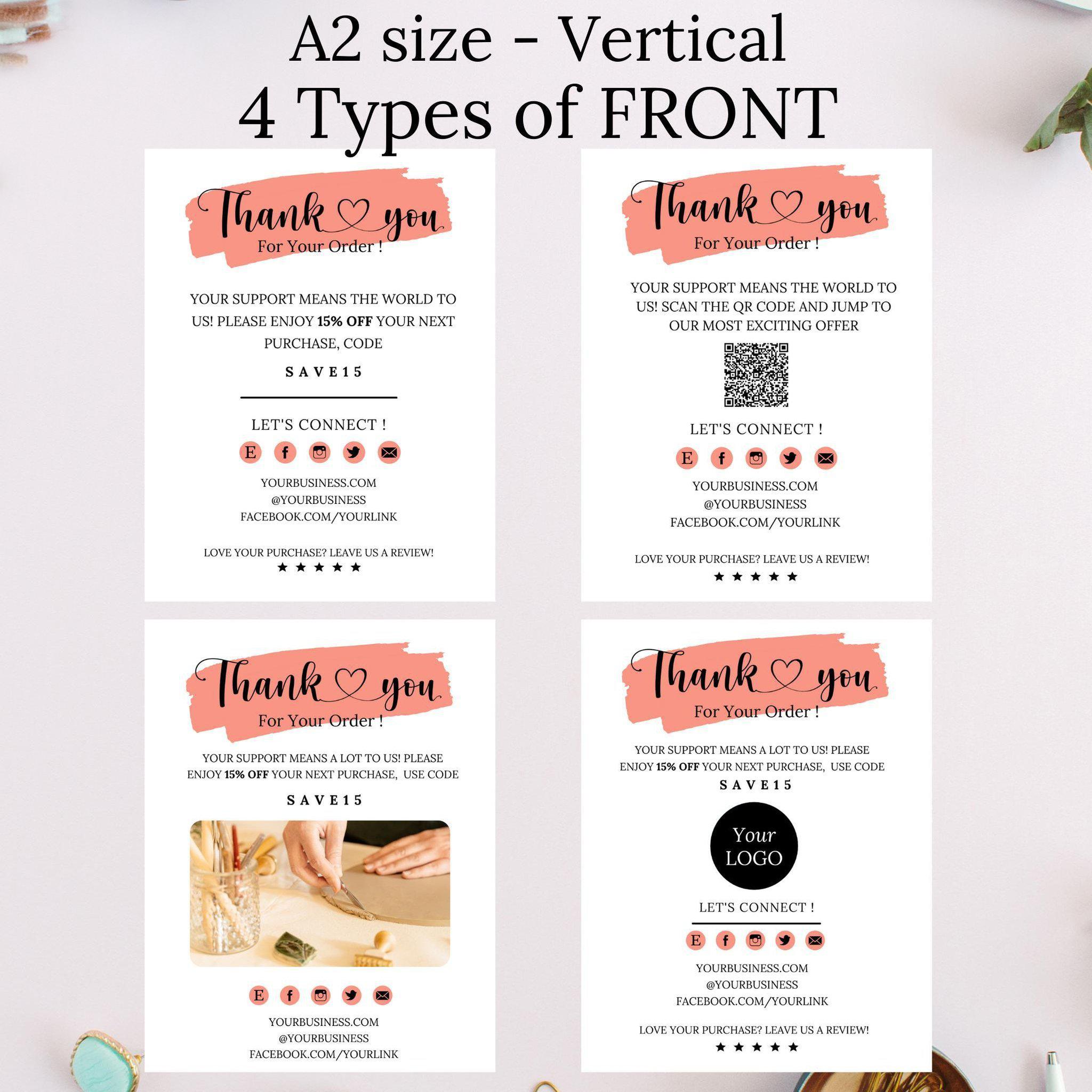 Thank you for your purchase cards