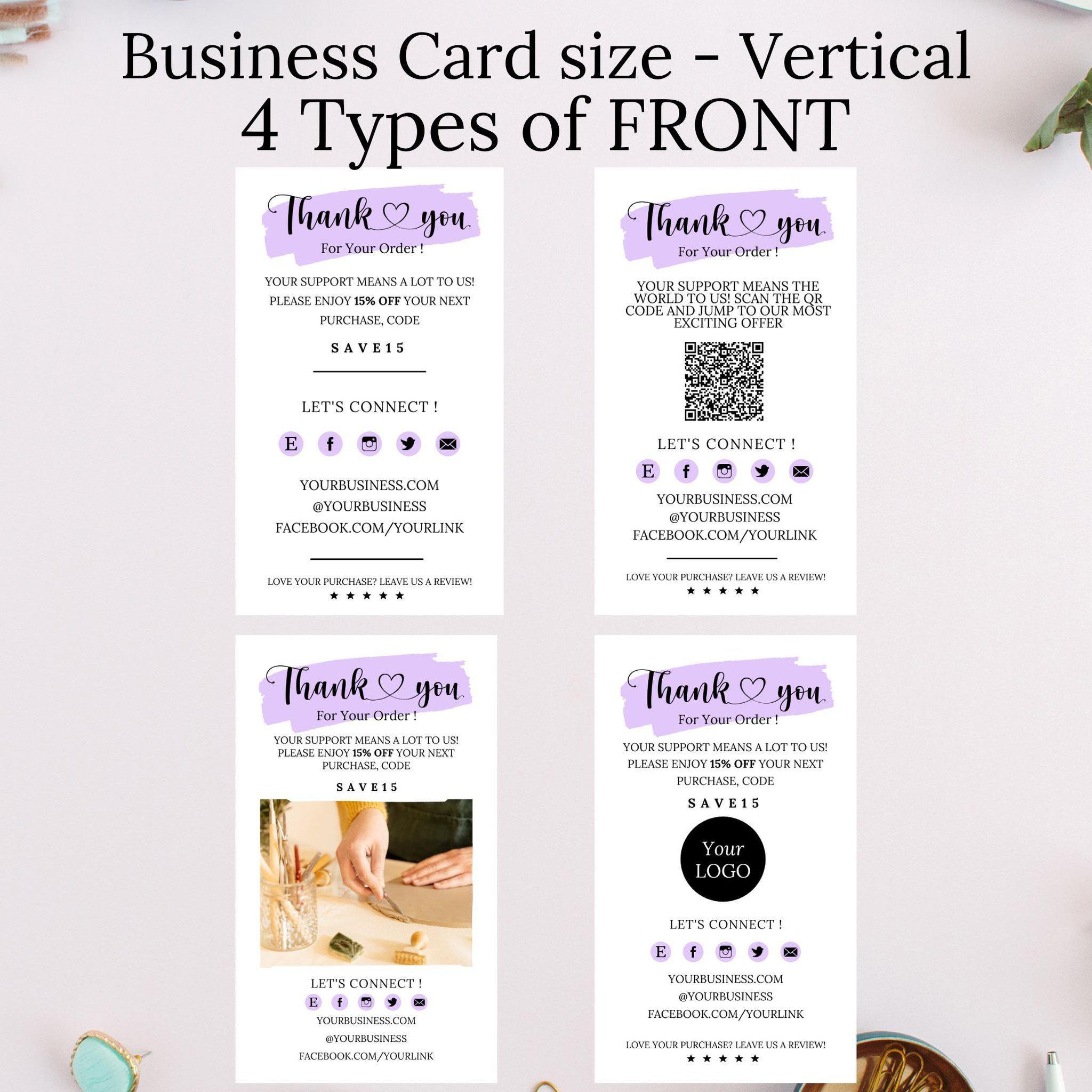 Thank you for your purchase cards