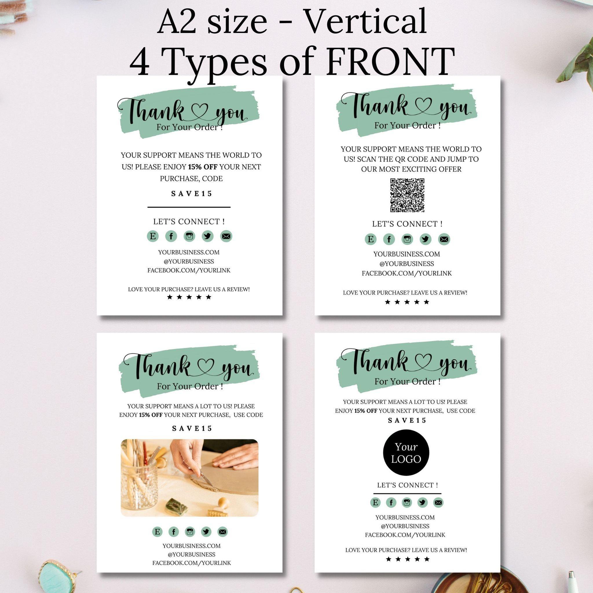 Thank you for your purchase cards