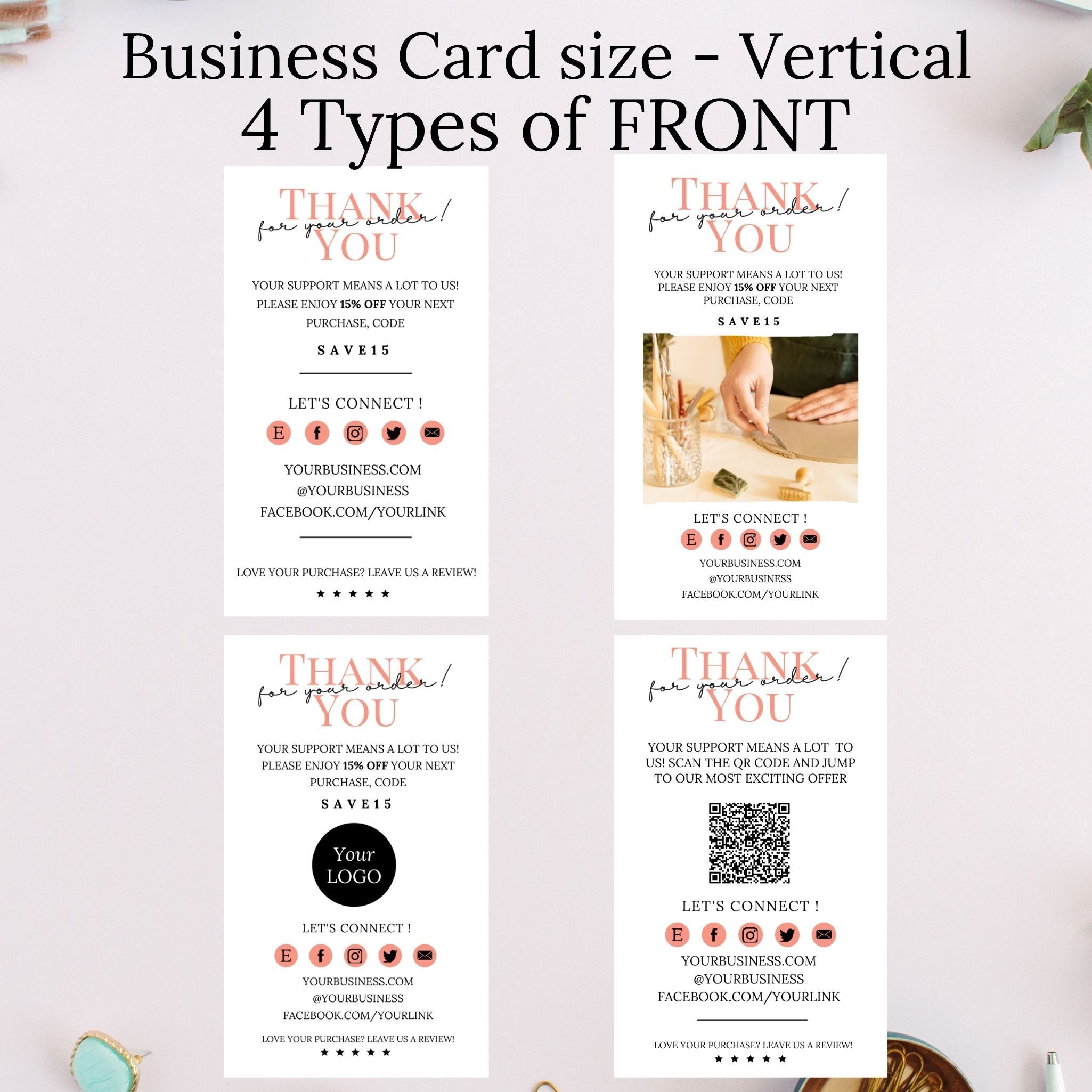 Small Business Thank You Cards